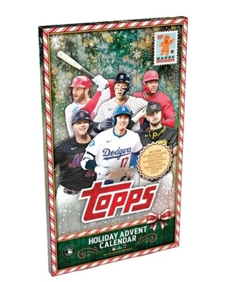 2025 Topps Baseball MLB Holiday Advent Calendar Box Sealed IN HAND Get By 12/1 - Image 1 of 3