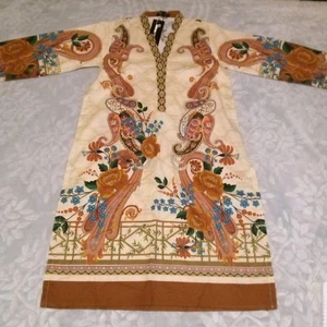 Gul Ahmed Ideas pret Kurta Size Small, Light Weight, Durable. Colorful Browns - Picture 1 of 13