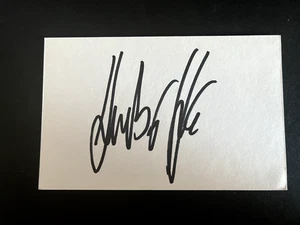 HERBIE HIDE - WORLD CHAMPION BOXER  - SIGNED WHITE CARD - Picture 1 of 1