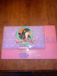 Vintage 1992 Flomo Federmäppchen, Sea World pastellfarben - Bild 1 von 11