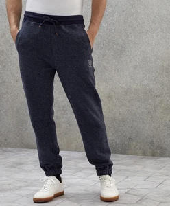 BRUNELLO CUCINELLI Cotton-Silk-Cashmere Knop Terry Logo Joggers Large $1595+ NWT - Picture 1 of 19