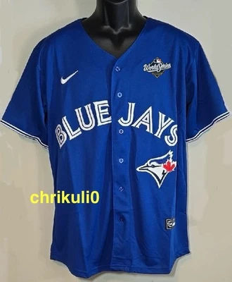 Camiseta Vladimir Guerrero Jr. Toronto Blue Jays Serie Mundial TODA COSIDA Foto 1 de 4