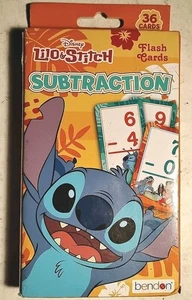 NEW & UNOPENED! Disney LILO & STITCH. 36 Subtraction Flash Cards! 2022 - Picture 1 of 3