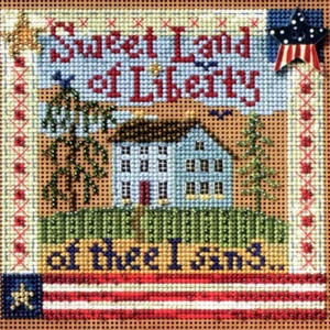 Sweet Liberty Cross Stitch Kit Mill Hill 2008 Buttons & Beads Autumn MH148204 - Picture 1 of 3
