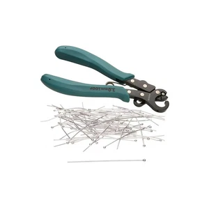 1-Step Looper Pliers, 3mm Loops and 72 Head Pins Silver 2 inches, 23 gauge - Picture 1 of 3