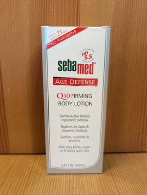 NOVA Loção Corporal Firmadora SebaMed Anti-Ageing Age Defense Q10 6,8 oz. / 200 ml novo na caixa - Imagem 1 de 4