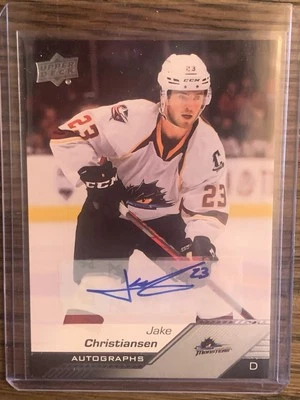 2022-23 Upper Deck AHL - Jake Christiansen #95 Autographs (AU, RC) - Image 1 of 4