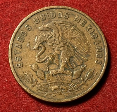 Moneda de bronce México 20 centavos 1960 KM#439 T8397 Foto 1 de 2