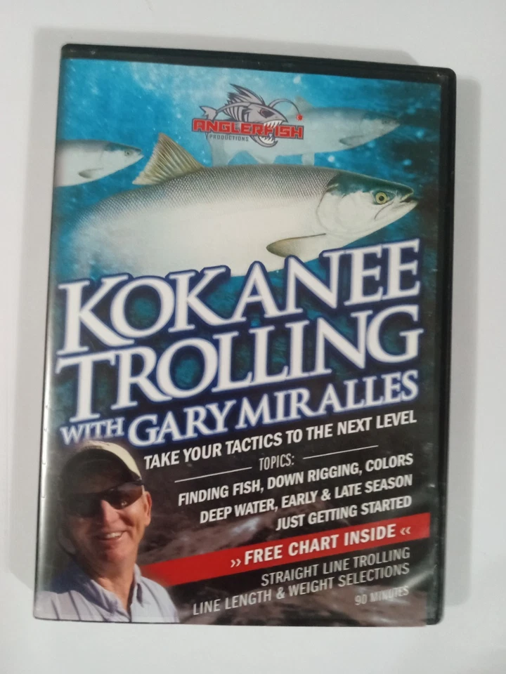 KOKANEE TROLLING WITH GARY MIRALLES (DVD) - FISHING - SOCKEYE SALMON Foto 1 de 3