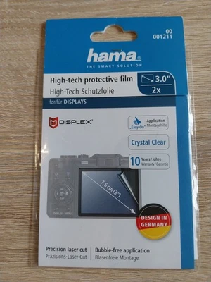 Hama 1211 Protector Pantalla Universal Premium, Easy-On, Pantallas hasta 7,62 cm ( Foto 1 de 2