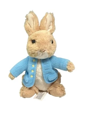 Peter Rabbit Blue Sweater Beatrix Potter GUND Plush Stuffed Animal 2017 8” - Image 1 of 4