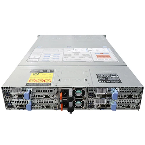 Dell C6400 24x2.5(8xNVME) Server/4X C6420 Node/8X Gold 6138 20C/512G RAM/4x 1T - Image 1 of 4