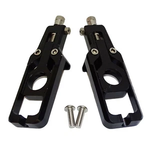 Nero tenditori catena tendicatena asse per HONDA CBR600RR 07-23 CBR1000RR 08-16 - Picture 1 of 9