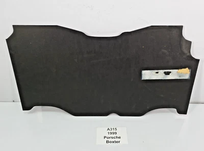 ✅ 97-04 OEM Porsche Boxster 986 Cubierta de piso de maletero Alfombrilla Panel Cubierta Borde Negro* Foto 1 de 4