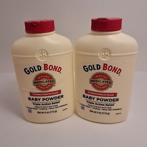 Gold Bond Baby Medicated Powder Cornstarch Plus Triple Action Relief Sealed 4 oz