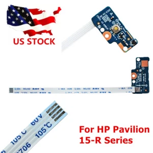 DC Power Button Board Cable Port For HP 15-r131wm 15-r132wm 15-r138ca 15-r174ca - Picture 1 of 6