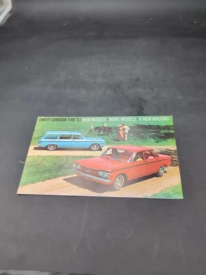 1961 Chevrolet Corvair Vintage Folheto Catálogo Monza 700 Lakewood Greenbrier - Imagem 1 de 4