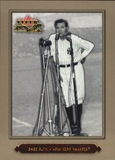 2002 (YANKEES) Fleer Fall Classics Championship Gold #16A Babe Ruth /50
