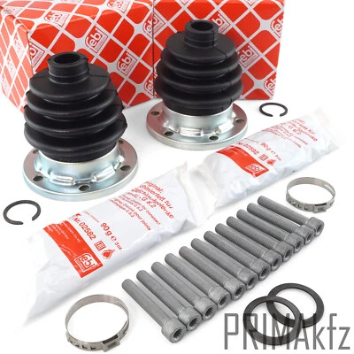 2x FEBI Achsmanschette Antriebswelle hinten radseitig für VW Transporter T1/2/3 - Bild 1 von 2