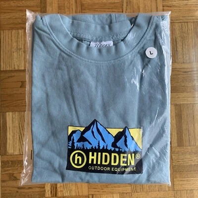 CAMISETA DE MONTAÑA OCULTA NY AZUL CIELO FW21 Equipo Exterior Talla Grande Nueva En Bolsa Foto 1 de 4