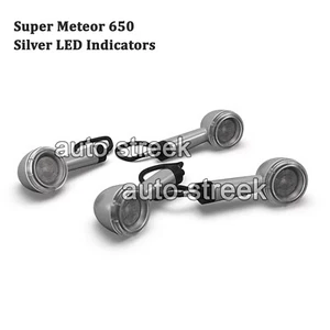 Indicatori LED Silver Genuine Royal Enfield SUPER METEOR 650 - Foto 1 di 2