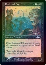 Rank and File FOIL Urza's Legacy Light Play MTG Magic DNA GAMES