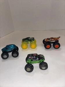 Hot Wheels Monster Jam Lot Of Four Trucks - Picture 1 of 3