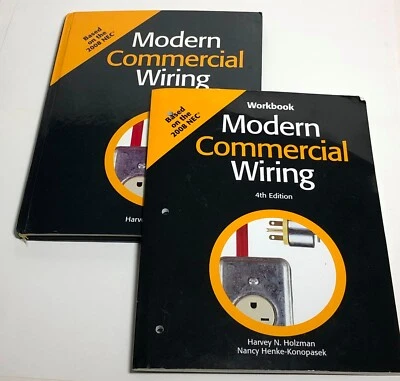 Modern Commercial Wiring Nancy Henke-Konopasek 4th Edition 2008 NEC + Workbook  - Image 1 of 4