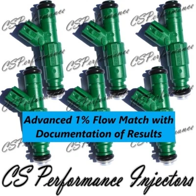 Inyectores Bosch 1 % FM OEM (6) 0280155789 para Chrysler Dodge Plymouth 3,3 L V6 Flex Foto 1 de 3