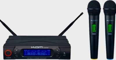 kam KWM1960 HH - Dual UHF Wireless Microphone System - Image 1 of 4