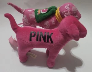 Victoria Secret Pink Puppy Dogs Plush 7" - Lot of 2 Puppys - Picture 1 of 6