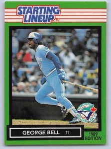 1989 GEORGE BELL - Kenner Starting Lineup Card - TORONTO BLUE JAYS - Bild 1 von 2
