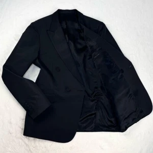 Chaqueta Esmoquin GUCCI Tom Ford Era - 100% Seda, Doble Pecho, Solapa Pico 50R - Imagen 1 de 9