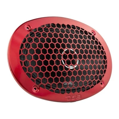 Altavoz estéreo para automóvil DS18 PRO-GRILL69MS 6x9 malla de panal de metal rejilla roja 6 x 9 Foto 1 de 4