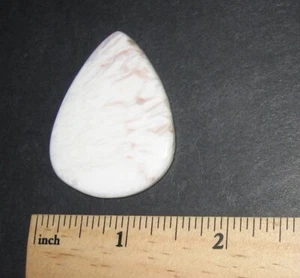 45 x 35 mm POLIERTER NATÜRLICHER SCOLEZIT KRISTALLSTEIN CABOCHON INDIEN ~ 11,4 Gramm *2 - Bild 1 von 10