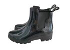 ☔Ladies Jodhpur Sz 7 Rain Boots Shiny Upper Essential Classic Minimalist Chic