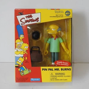 Figura interactiva Playmates Los Simpson WOS Pin Pal Mr. Burns - NUEVA Y SELLADA - Imagen 1 de 6