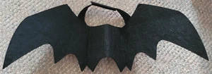Dog/Cat Black Bat Wings Costume Halloween Festive Holiday Party Cute Unbranded - Picture 1 of 2