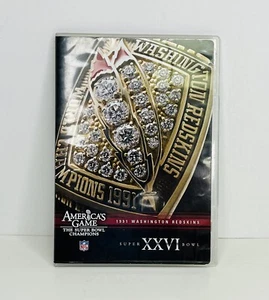 1991 Washington Redskins Super Bowl XXVI Champions DVD NFL Football USED - Picture 1 of 5