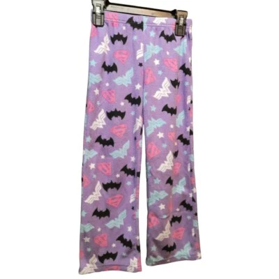 Супергерой девочек флис пижамы брюки размер 6/6 X - Изображение 1 из 4