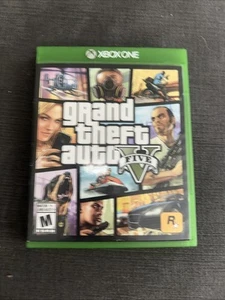 Grand Theft Auto Five, GTA 5 V (Microsoft Xbox One, 2014) - CIB - Picture 1 of 3