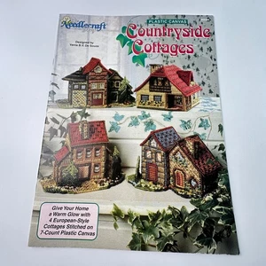 Plastic Canvas Countryside Cottages Designed by Vania B.V. De Souza OOP - Picture 1 of 2