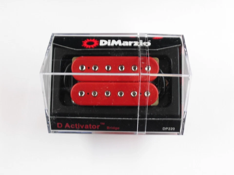 Puente activador DiMarzio regular espaciado D Humbucker rojo DP 220 Foto 1 de 1