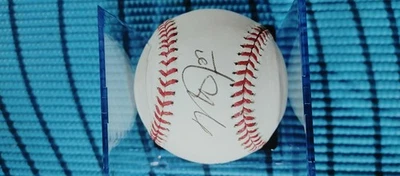 MIKE TROUT  & ALBERT PUJOLS signed MLB Baseball Beckett Certified Authentic LOA - Image 1 of 4