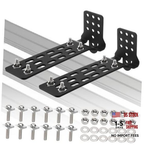 Extended Adjustable L-Shaped Roof Rack Brackets for Car Awnings | eBay