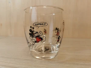 Disney Land Paris Mickey Mouse Glass Tumbler Exclusive Collectable - Picture 1 of 3