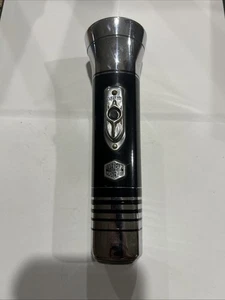 EVEREADY TASCHENLAMPE Masterlite Trade-Marks VINTAGE 1950’s, Black Silver 7” Works - Bild 1 von 4