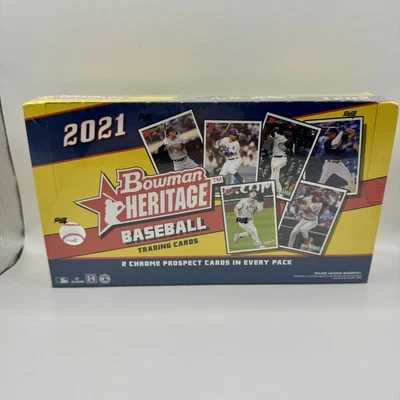 2021 Topps Bowman Heritage Baseball Hobby Box - NEW SEALED - Image 1 of 4