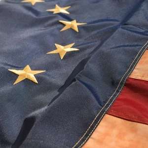 Betsy Ross Vintage bestickte Flagge 3 x 5 Fuß - 420D super langlebiger Stoff - Embr... - Bild 1 von 6