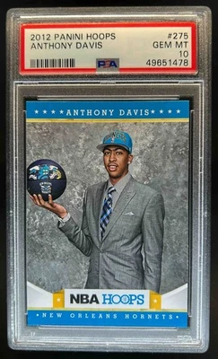 2012-13 Panini Hoops Anthony Davis Rookie RC #275 PSA 10 - Image 1 of 2